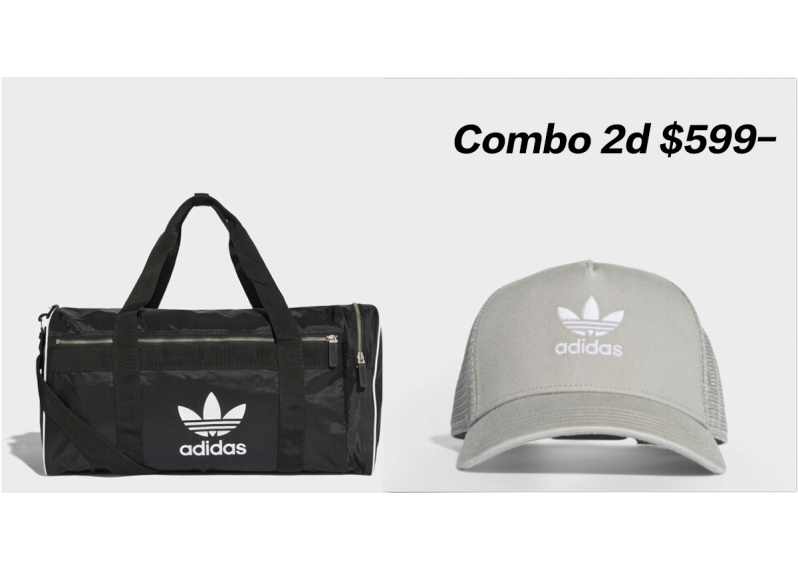 Adidas Combo 2d: Duffel Bag Large x Trefoil Trucker men cap